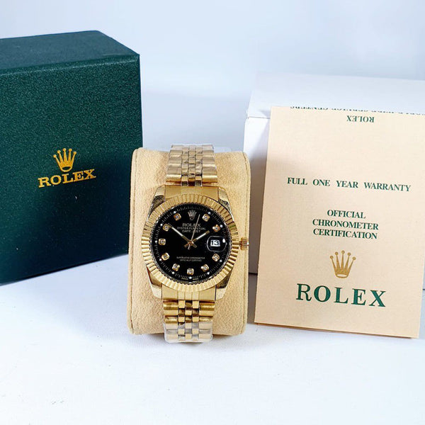 Rolex datejust premium hight quality watch with laxuary chain