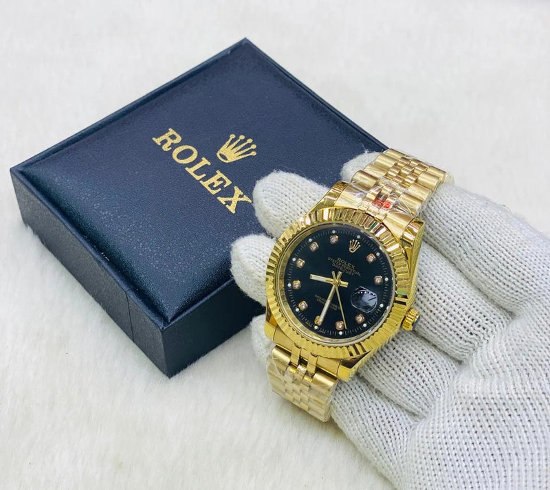 Rolex datejust premium hight quality watch with laxuary chain