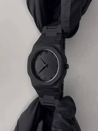 ✨ Arabic Black Aura Watch | Stylish Luxury Timepiece for Men