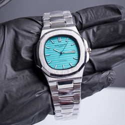 IntroducingHoly Smokes, It's A Tiffany-Blue Patek Philippe Nautilus – The Final Variation Of The 5711