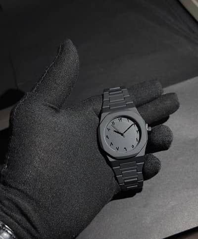 ✨ Arabic Black Aura Watch | Stylish Luxury Timepiece for Men